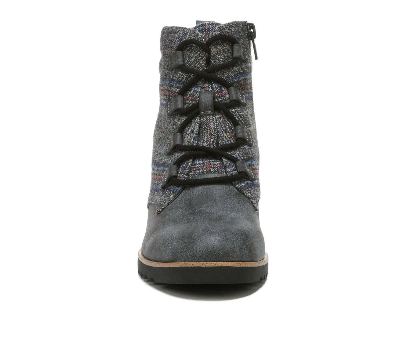 Women's LifeStride Zone Wedge Booties Grey Multi 6 Women's LifeStride Zone Wedge Booties Grey Multi - Image 5