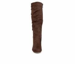 Women's Journee Collection Haze Wide Calf Knee High Boots Brown 12 Women's Journee Collection Haze Wide Calf Knee High Boots Brown -Journee Shop 4 534