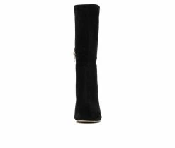Women's Gabrielle Union Leticia Knee High Wedge Boots Black -Journee Shop 4 539