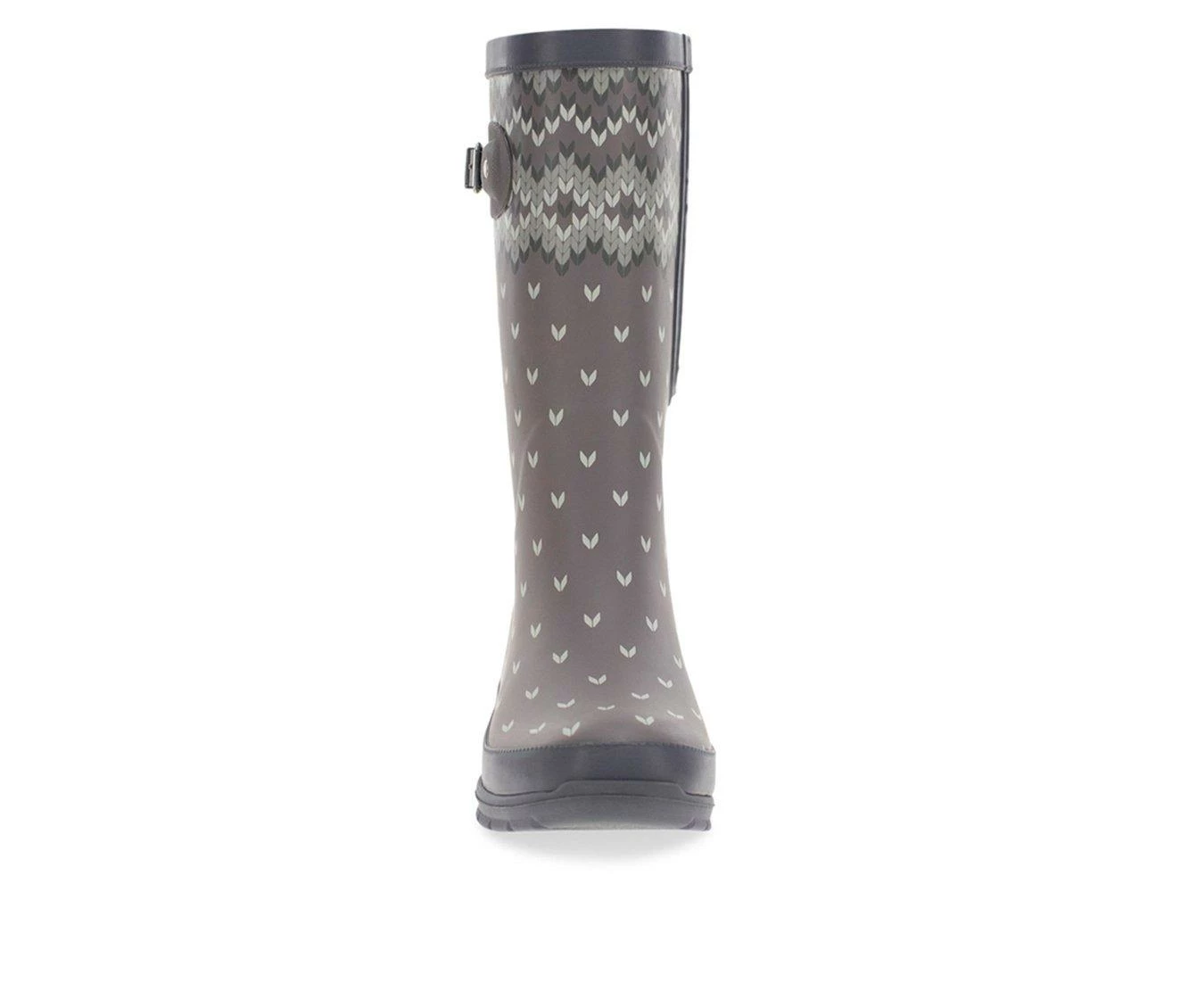 Women's Western Chief Fair Isle Tall Rain Boots Taupe 7 Women's Western Chief Fair Isle Tall Rain Boots Taupe - Image 5
