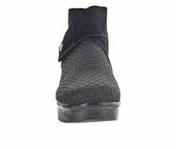 Women's Bernie Mev Jacqueline Wedge Booties Black -Journee Shop 4 549