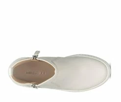 Women's Aerosoles Zilla Wedge Sneaker Boots Off White 12 Women's Aerosoles Zilla Wedge Sneaker Boots Off White -Journee Shop 4 554