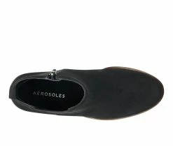 Women's Aerosoles Brandi Wedge Booties Black 12 Women's Aerosoles Brandi Wedge Booties Black -Journee Shop 4 566