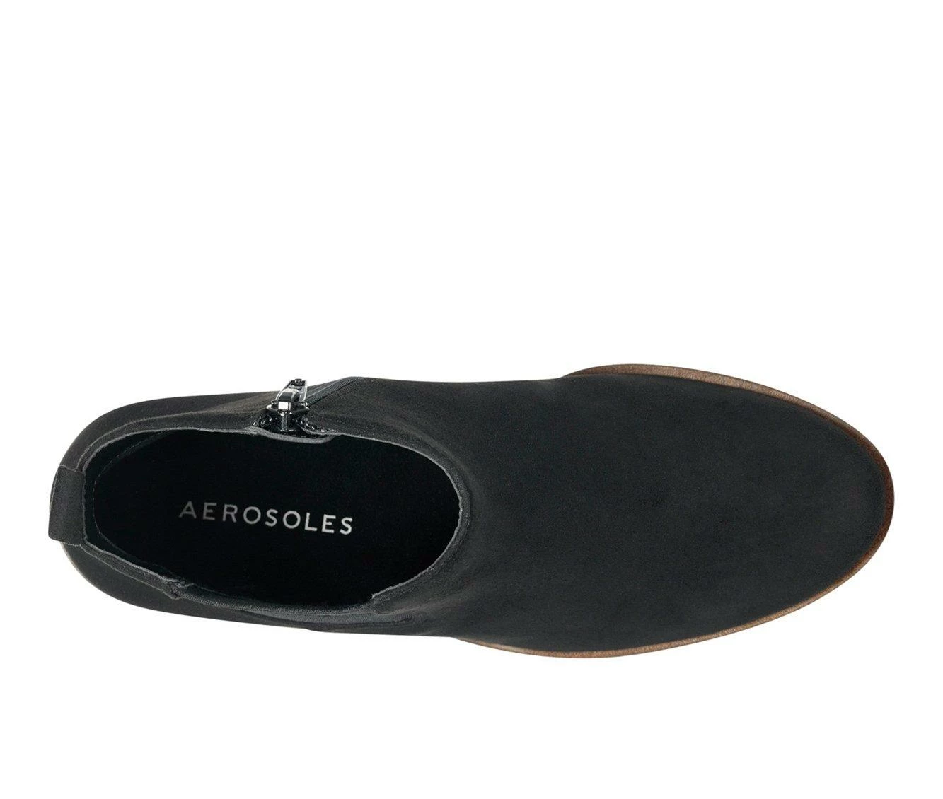 Women's Aerosoles Brandi Wedge Booties Black 7 Women's Aerosoles Brandi Wedge Booties Black - Image 5