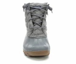 Women's Sperry Syren Gulf Wool Quilt Duck Boots Grey 12 Women's Sperry Syren Gulf Wool Quilt Duck Boots Grey -Journee Shop 4 6