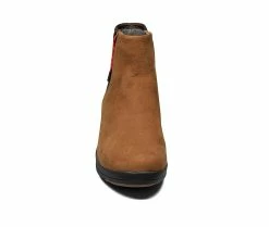 Women's Bogs Footwear Vista Rugged Zip-Up Rain Booties Cognac -Journee Shop 4 60