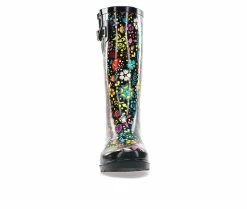 Women's Western Chief Garden Play Rain Boots Black -Journee Shop 4 80