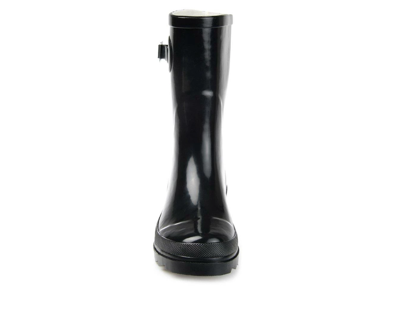 Women's Journee Collection Seattle Rain Boots Black 7 Women's Journee Collection Seattle Rain Boots Black - Image 5