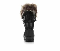Women's Lugz Tundra Fur Winter Boots Black -Journee Shop 5 155