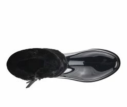 Women's SPRING STEP Wellies Rain Boots Black -Journee Shop 5 19