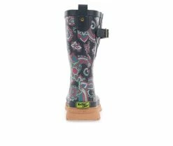 Women's Western Chief Paisley Pop Mid Boot Rain Boots Gray 13 Women's Western Chief Paisley Pop Mid Boot Rain Boots Gray -Journee Shop 5 26