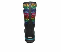 Women's Bogs Footwear "Design A Boot" Rainbow Dots Winter Boots Black Multi -Journee Shop 5 314