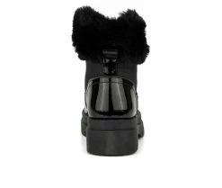 Women's Olivia Miller Amanda Lace-Up Booties Black 13 Women's Olivia Miller Amanda Lace-Up Booties Black -Journee Shop 5 339