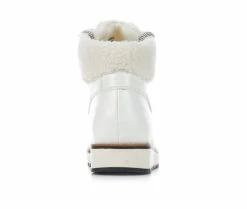 Women's White Mountain Cozy Winter Booties White 13 Women's White Mountain Cozy Winter Booties White -Journee Shop 5 351