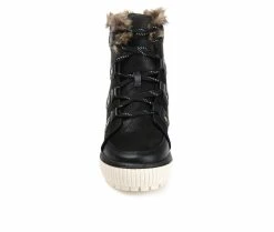 Women's Journee Collection Glacier Winter Boots Black -Journee Shop 5 367