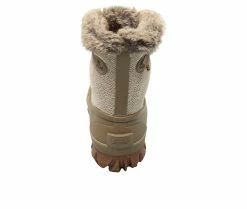 Women's Bogs Footwear Womens Arcata Cozy Chevron Winter Boots Taupe -Journee Shop 5 37