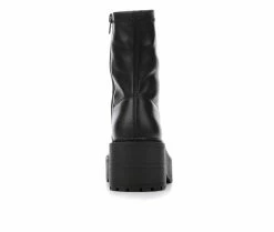 Women's Soda Inaki Platform Wedge Boots Black -Journee Shop 5 424