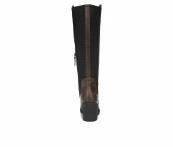Women's Dr. Scholls Lindy Knee High Wedge Boots Fudge Brown 13 Women's Dr. Scholls Lindy Knee High Wedge Boots Fudge Brown -Journee Shop 5 453