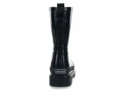 Women's Chooka Damascus Mid Rain Boot Black -Journee Shop 5 76